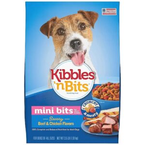 Kibbles N Bits Savory Beef and Chicken Flavor Small Breed Adult Dog Food