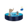 Kid Baby Friendly Hard Plastic Bath Tub for Small Medium Large Dogs Cats 48 Inch Foldable