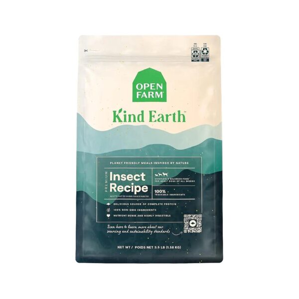 Kind Earth Insect-Based Dog Kibble for Balanced Nutrition