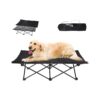 KingCamp Elevated Dog Bed with Separate Sleeping Mat and Durable Frame for Large Dogs