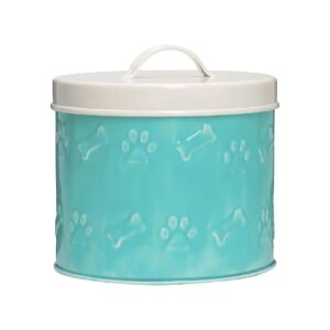 Kitchen-Grade Metal Pet Food Canister with Silicone Gasket and Durable Construction