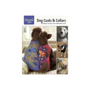 Knitted Dog Coats and Collars with Polka Dot Designs for Pampered Pets