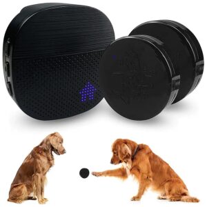 LED Flash Wireless Doorbell for Small Dogs with Adjustable Volume