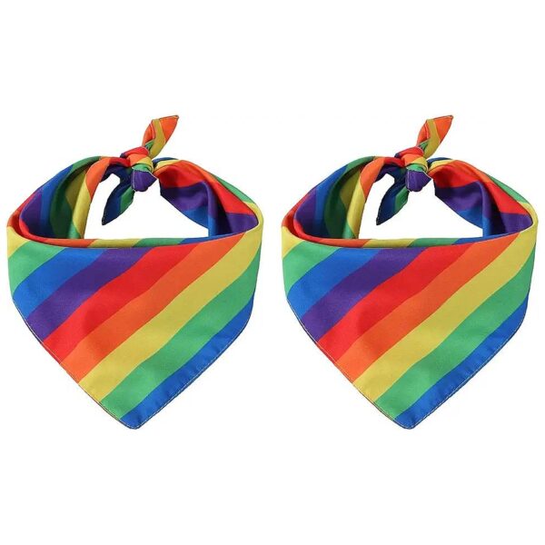 LGBT Pride Day Accessories Breathable Bandanas for Dogs and Cats