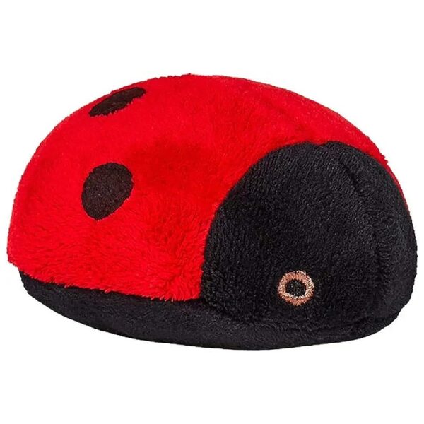 Lady Bug Plush Toy with New, Non-Toxic Polyfill for Small Dog Play and Snuggle