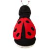 Ladybug Dog Costume for Small Dogs with Breathable and Comfortable Fabric