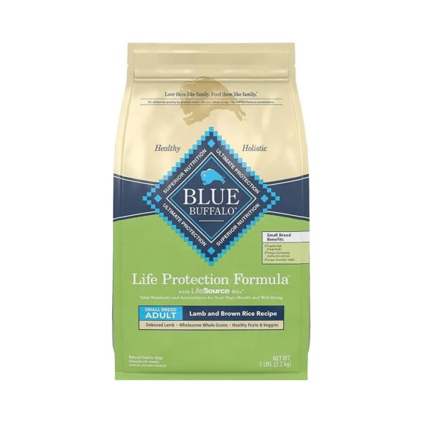 Lamb and Brown Rice Small Breed Dry Dog Food for Adult Dogs with Holistic Immune Support