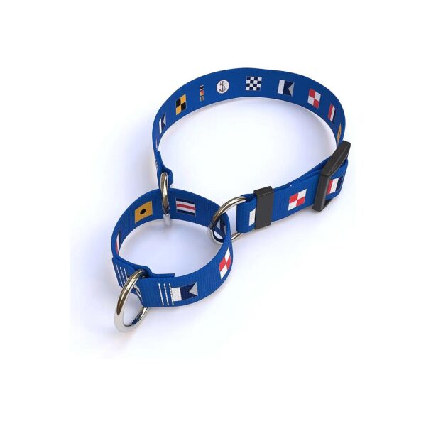 Large 26" Long Nautical Martingale Dog Collar for Smooth and Durable Comfort