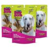 Large 3 Pack Dog Treats with Yogurt Flavor and Fresh Breath