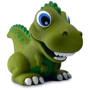 Large 9" Soft and Non-Toxic Rubber Dog Chew Toy for T-Rex Fanatics