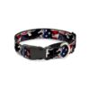 Large Adjustable Flying Eagle American Flag Martingale Dog Collar