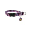 Large Adjustable Nylon Dog Collar with Omaha Frost Giant Charm