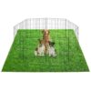 Large Artificial Grass Mat for Dog Training Pen 41x41 Waterproof Soft Non-Slip