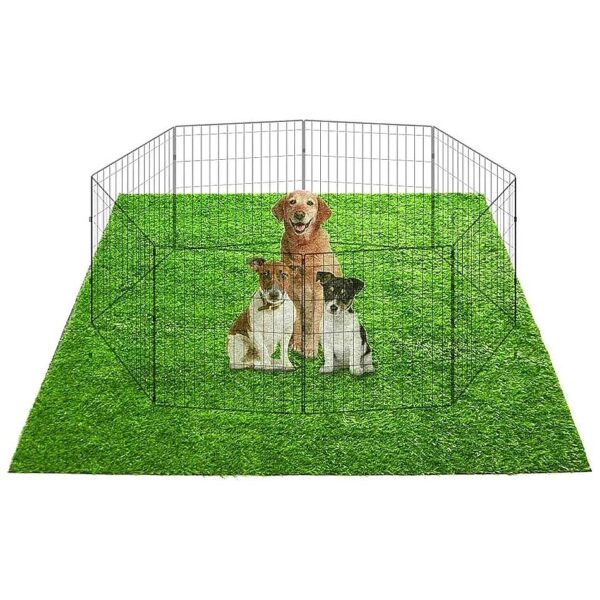 Large Artificial Grass Mat for Dog Training Pen 41x41 Waterproof Soft Non-Slip