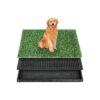 Large Artificial Grass Pad with Tray for Dog Potty Training