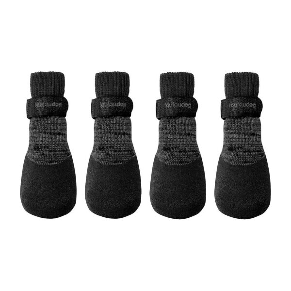 Large Black Rubber Dipped Socks