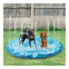 Large Blue Polyvinyl Chloride PVC Dog Water Cooling Splash Pad Mat for Kids and Pets