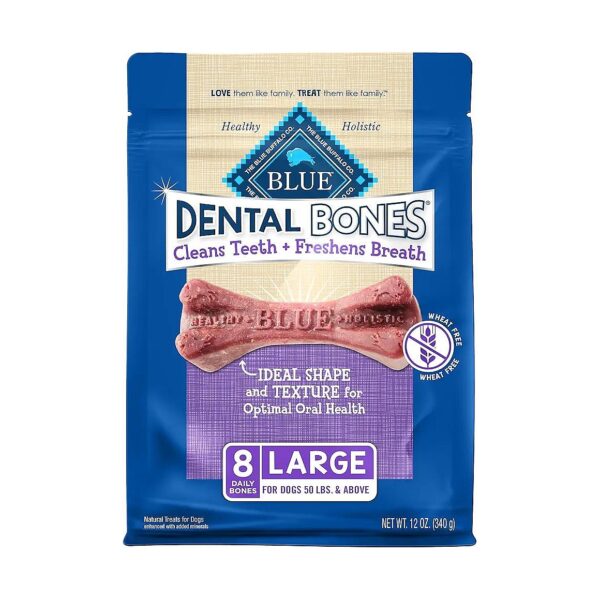 Large Breed Dog Dental Chew Treats for Healthy Teeth and Gums