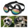 Large Breed Dog Goggles with Adjustable Strap for Motorcycle Riding Car Driving