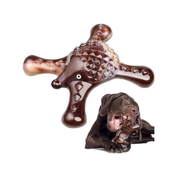 Large Breed Dog Toys Made from Durable Nylon with Real Beef Flavor for Aggressive Chewing