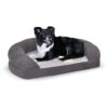 Large Breed Orthopedic Dog Bed with Orthopedic Foam and Bolsters for Comfort