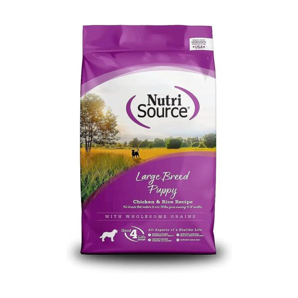 Large Breed Puppy Food for Balanced Growth and Weight Management 5-Lb Bag