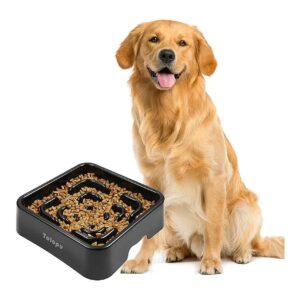 Large Capacity Anti-Bloat Slow Feeder Dog Bowls for Big Breeds