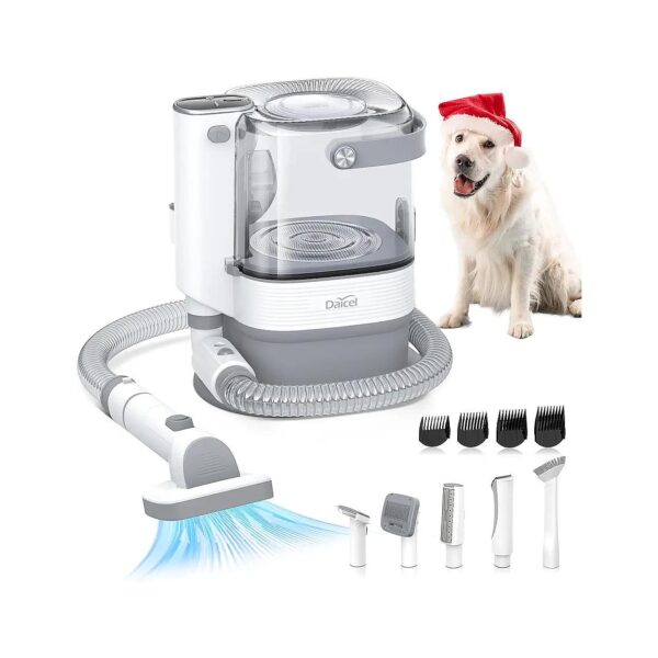 Large Capacity Dog Grooming Vacuum with 3L Dust Cup and 3 Suction Modes