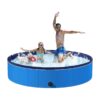 Large Capacity Dog Pool for Beach or Backyard Swimming Fun for Pets and Kids