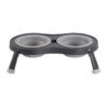 Large Capacity Double Feeder for Medium and Small Breed Dogs