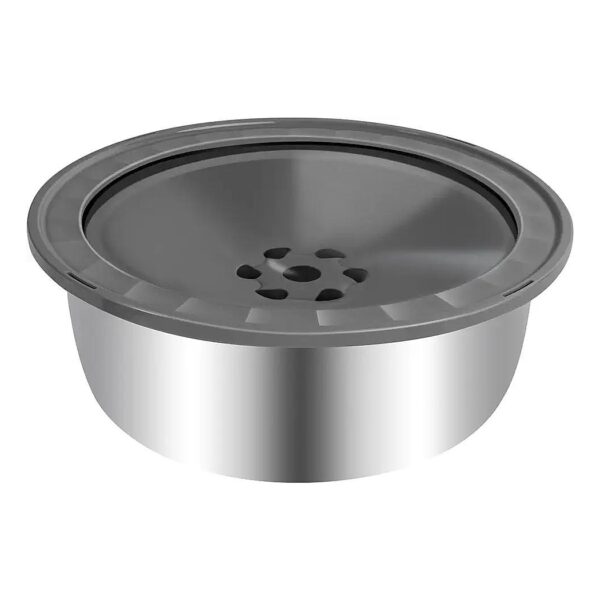 Large Capacity No Spill Stainless Steel Dog Water Bowl for Messy Drinkers