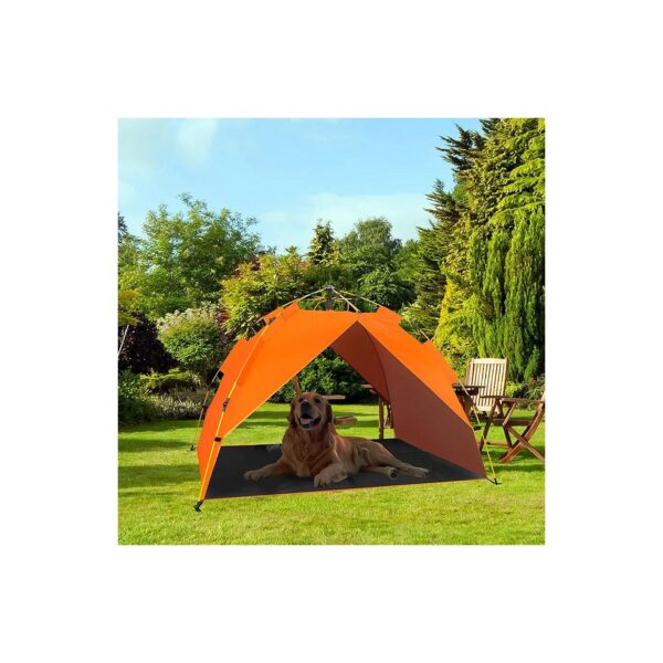 Large Capacity Pet Shade Canopy Tent for Small Medium Outdoor Bed