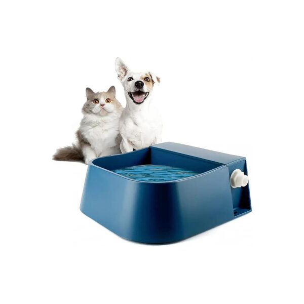 Large Capacity Pet Water Bowl with Automatic Refill System for Dogs and Cats