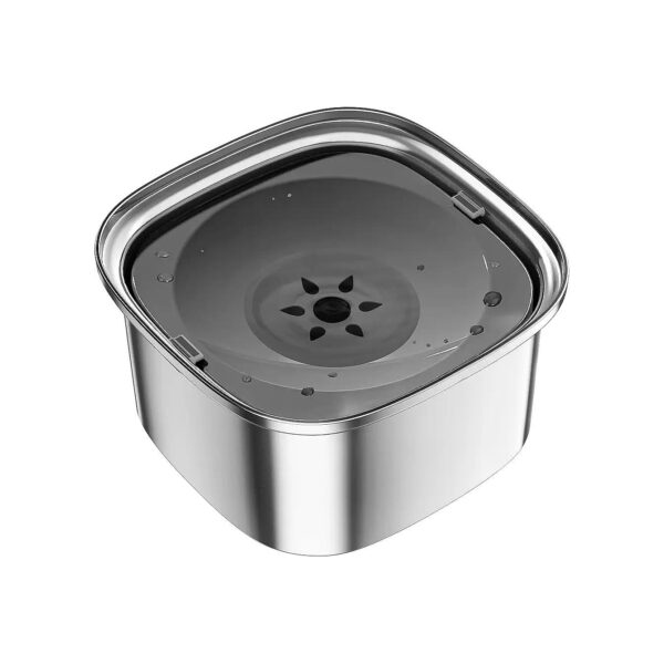 Large Capacity Stainless Steel Dog Water Bowl with Low Maintenance Design