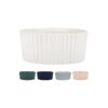 Large Capacity White Ceramic Dog Bowls for Food and Water - Dishwasher Safe