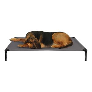 Large Charcoal Dog Zone Bed, Nylon Fabric, Stain Resistant and Easy to Clean