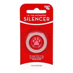 Large Circle ID Tag Silencer for Quiet Identification