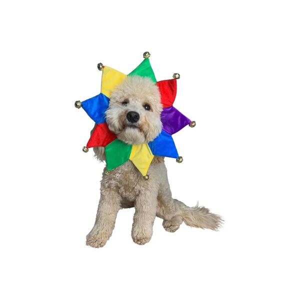 Large Comfortable Jester Clown Dog Costume for Small, Medium, Large Breeds