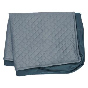 Large Dog Bed Cover with Convertible Mattress and Water-Resistant Quilt Top