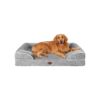 Large Dog Bed with Orthopedic Support and Waterproof Foam for Medium to Extra Large Dogs