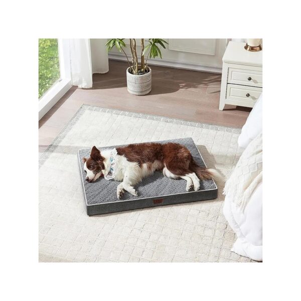 Large Dog Bed with Orthopedic Support and Waterproof Liner for Medium to Large Size Dogs