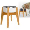 Large Dog Bowl Stand with Adjustable Height and Friendly Design