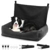 Large Dog Car Seat for Comfy Traveling Medium Dogs