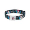 Large Dog Collar with Hoody and Headphone Pose Minnie Mouse Gray Multi Color