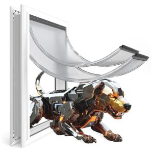 Large Dog Door for Heavy Duty and Weatherproof Pet Access