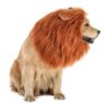 Large Dog Halloween Costumes Lion Mane for Medium Large Dogs with Adjustable Size