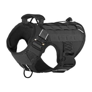 Large Dog No-Pull Harness with Front Clip and Back Clip for Training and Casual Walking