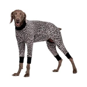 Large Dog Pajamas with Full Coverage Bodysuit and Legs for Daily Wear