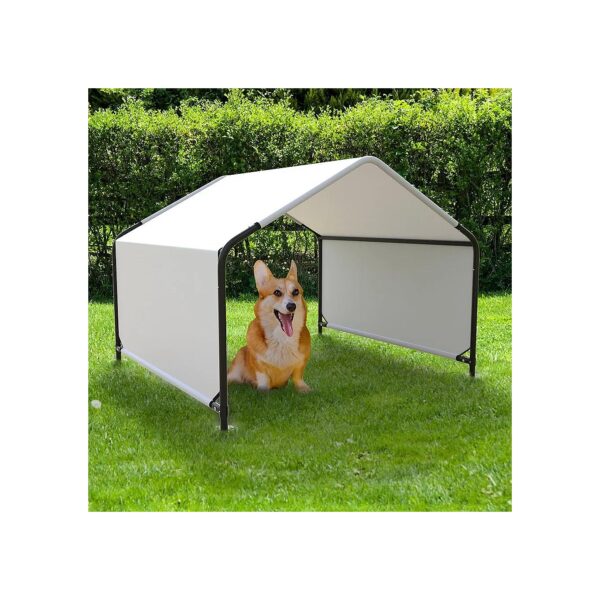 Large Dog Shade ShelterOutdoor Waterproof Canopy Tent for Medium Dogs Up to 55 Pounds