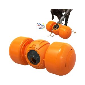 Large Dog Slow Feeder Toy with Squeaking Sounds and Adjustable Food Leaks